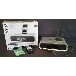 iHome Wake & Sleep Docking Clock Radio with iPhone & iPod Integration